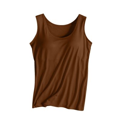 2024 2024 Tank Tops for Women Built in Bra Loose Fit Workout Tops Sleeveless Summer Shirts Trendy Camis Fashion Camisole