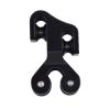 Mitoydoe Archery Cable Slide, Aluminum Compound Bow Cable Slide Archery Bow String Splitter Roller Glide Replacement Bowstring Separator Arrow Pulley Black view 1