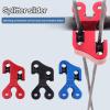 Mitoydoe Archery Cable Slide, Aluminum Compound Bow Cable Slide Archery Bow String Splitter Roller Glide Replacement Bowstring Separator Arrow Pulley Black view 3