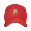 Cute Pig with Swimming Ring Baseball Cap for Men Women Hat Adjustable Truck Driver Baseball Caps Dad Hats Red view 1
