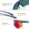 Cycling Glasses, TR90 Unbreakable Frame Polarized Anti-UV400 Sports Sunglasses view 3