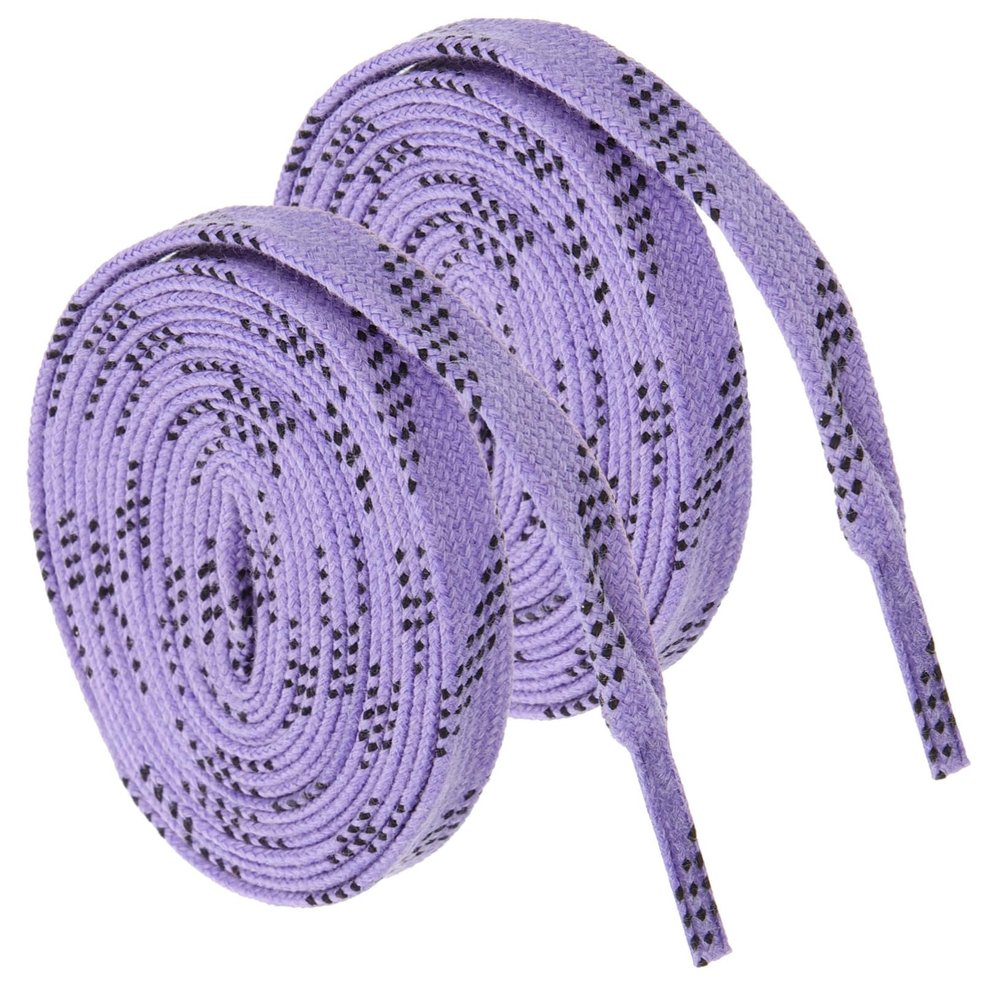 CORHAD Waxed Hockey Laces Flat Shoelaces for Adults No Tie Skate Laces Ice Skating Shoelaces