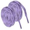 CORHAD Waxed Hockey Laces Flat Shoelaces for Adults No Tie Skate Laces Ice Skating Shoelaces
