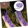 CORHAD Waxed Hockey Laces Flat Shoelaces for Adults No Tie Skate Laces Ice Skating Shoelaces view 3