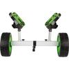 Kayak Cart - 140lb Capacity Canoe Dolly with Airless Tires, Aluminum Frame, and Straps for Small Watercraft - Kayak Accessories by RAD Sportz (Green) view 2
