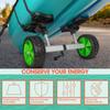 Kayak Cart - 140lb Capacity Canoe Dolly with Airless Tires, Aluminum Frame, and Straps for Small Watercraft - Kayak Accessories by RAD Sportz (Green) view 4