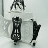 NineFit Basics Snowboard Bindings, Men's, White, Adjustable Strap Design view 2