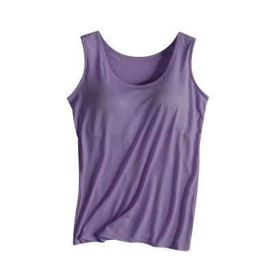 2024 Tank Tops for Women Built in Bra Loose Fit Workout Tops Sleeveless Summer Shirts Trendy Camis Fashion Camisole
