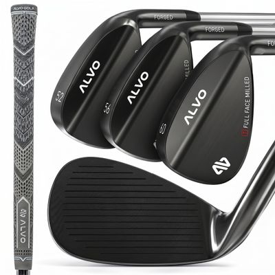 ALVO GOLF Premium Golf Wedges 52/56/60 Sets or Individual Wedges - 52 degree Gap Wedge, 56 degree Sand Wedge, 60 degree lob Wedge Golf Club - Pitching Wedge for Men Right Hand - Wedges Golf - Max spin