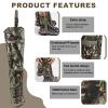 Anewkle Snake Guard Chaps Waterproof Snake Chaps for Hunting Snake Bite Protection Gear Adjustable Size Snake Bite Protective Gaiters Anti-Snake Gaiters for Legs view 2