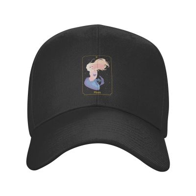 Beautiful Pisces Zodiac Sign Baseball Cap for Men Women Hat Adjustable Truck Driver Baseball Caps Dad Hats Black