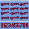 Custom Light Blue Baseball Jersey Authentic Throwback Pullover Personalized Large Mesh V-Neck Baseball Shirts Stitched Name and Number view 3