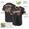 Custom Baseball Jersey Authentic Throwback Pullover Personalized Large Mesh V-Neck Baseball Shirts Stitched Name and Number view 2