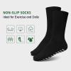 Artfasion Non Slip Socks: Men's & Women's Grip Socks Anti Slip for Seniors, Hospital, Yoga, Pilates - 7-10, Mix-5pack view 3