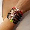 XAM Unisex Soccer Football Rugby Baseball Braided Sports Bracelets Adjustable Sport Bracelets With Card Handmade Beaded Ball Charm Bracelets for Women Men Sports Favors Gifts view 4