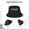 You're in Luck I'm Single Bucket Hat for Women Trendy Men Summer Sun Beach Fishing Cap Packable Black view 4