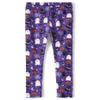 Gymboree and Toddler Fall and Holiday Leggings,Purple Cats n Ghost,12 view 1