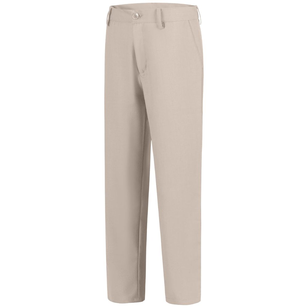 Boys Dress Pants for Teens Big Boy Size 20 Formal School Uniform Husky Pants for Wedding Kids Light Champagne Slacks Trousers
