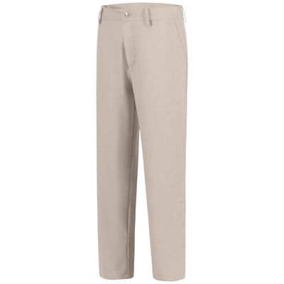 Boys Dress Pants Size 10 Formal Tuxedo School Uniform Pull On Husky Pants for Wedding Big Kids Light Champagne Slacks Trousers