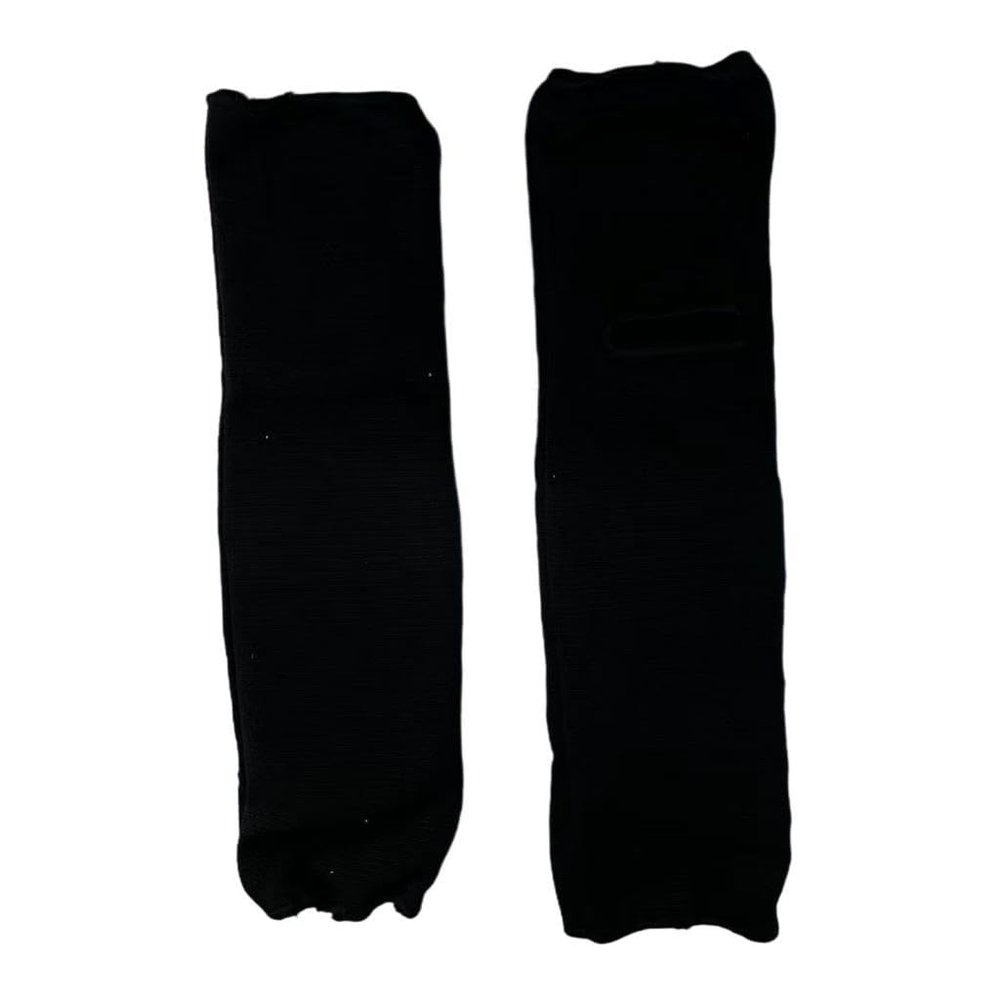 Aosekaa Shin Instep Guards Protective Equipment Pair Shin Guards Leg Guards Protector for Sparring Sanda MMA Muay Thai Martial Arts, Black S