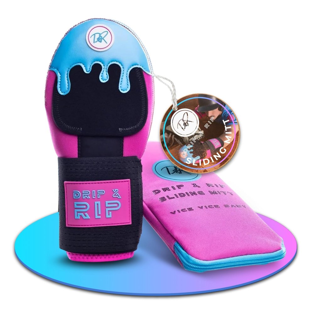Drip & Rip Sliding Mitt Youth for Baseball & Softball - Ice Cream Sliding Mit Design with Hand Protection - Base Running, Breathable, Durable, Ambidextrous (Vice Vice Baby) - Ages 10+