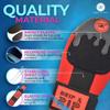 Drip & Rip Sliding Mitt Youth for Baseball & Softball - Ice Cream Sliding Mit Design with Hand Protection - Base Running, Breathable, Durable, Ambidextrous (Magma) - Ages 10+ view 3