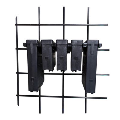 Hammy3DPrints Mount for AICS Pmag Short Action 308/762/6.5 Mags - Gridwall | Magazine Holder Storage Rack (5 Mag)