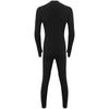 Linjinx Men's Long Sleeve Full Body Unitard Leotard Bodysuit Athletic Jumpsuit Front Zipper Rompers Black XX-Large view 4