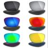 Mryok 6 Pairs Polarized Replacement Lenses for Costa Del Mar Panga Sunglass - Stealth Black/Fire Red/Ice Blue/Silver Titanium/Emerald Green/24K Gold view 1