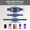 UPTARD Running Fanny Pack Whole Bag Reflective, Running belt for Women &Men,Sweatproof Phone Holder Workout, Running Waist Pack(steelblue) view 2