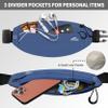 UPTARD Running Fanny Pack Whole Bag Reflective, Running belt for Women &Men,Sweatproof Phone Holder Workout, Running Waist Pack(steelblue) view 4