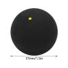 POENVFPO Squash Ball, 37MM Single Rubber Squash Ball Rubber Squash Racket Balls for Beginner Competition Training (Single) view 3