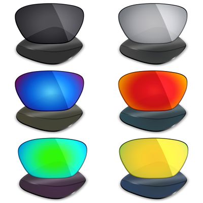 Mryok 6 Pairs Polarized Replacement Lenses for Bose Alto M/L Sunglass - Stealth Black/Fire Red/Ice Blue/Silver Titanium/Emerald Green/24K Gold