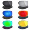 Mryok 6 Pairs Polarized Replacement Lenses for Oakley Latch Beta Sunglass - Stealth Black/Fire Red/Ice Blue/Silver Titanium/Emerald Green/24K Gold