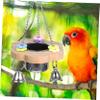 BESPORTBLE Parrot Toy Molar Feeder Interactive Hanging Bowl Bird Feeder Toy for Parrots Parakeets Cockatiels Random Color view 3
