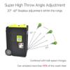 NYMFEA 50-Ball Mobile-Operated Tennis Trainer Smart Tennis Machine, Automatic Tennis Ball Launcher, Multiple Serving Routes, Adjustable Launching Angle, Speed, Rotation Frequency view 4