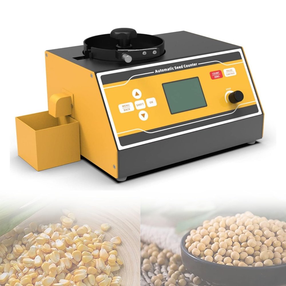 Ostreemaner Automatic Seed Counter, Adjustable Speed Counter, Microcomputer Control, Large LCD Display,Automatic Power Off Protection Function