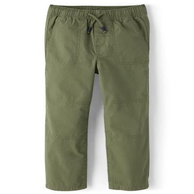 Gymboree and Toddler Pull on Jogger Pants,Sage Green,12