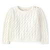 Gymboree,and Toddler Long Sleeve Cable Knit Sweaters,Off-White,7 view 1