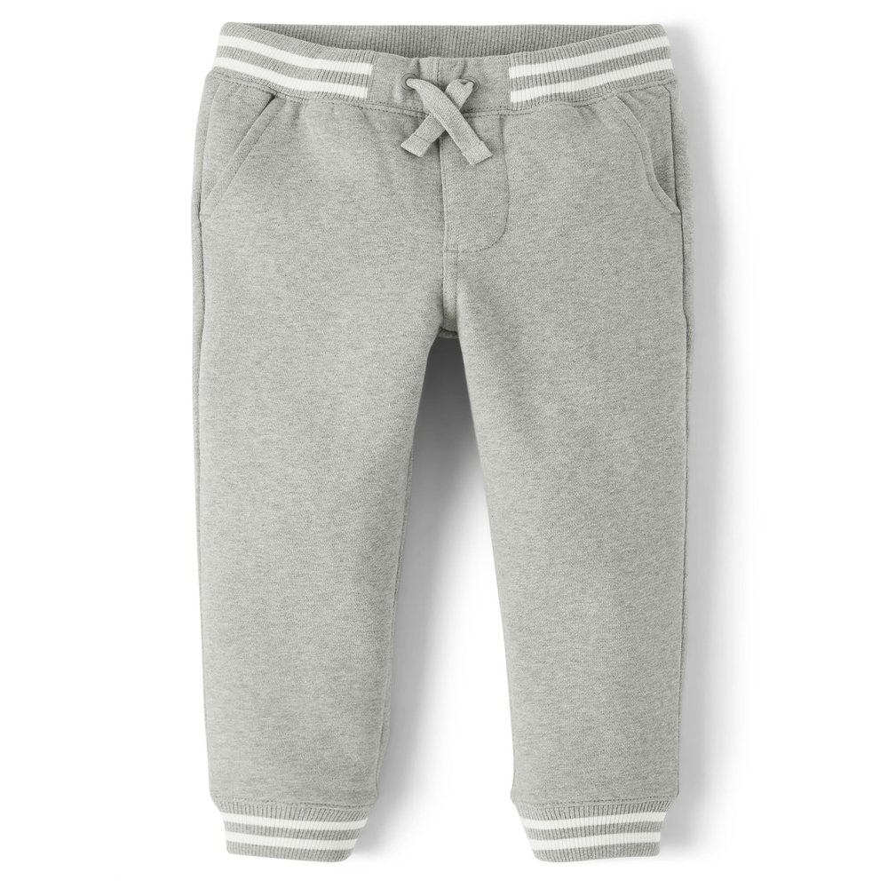 Gymboree and Toddler Fleece Jogger Sweatpants,Gray,10