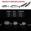 10Pcs Chum Rig Basket,304 Stainless Steel Bait Fish cage,Catfish Bait Trap Cage Feeder Basket Holder Coarse Lure Feeder Carp Fishing Tackle Kit (Small) view 2