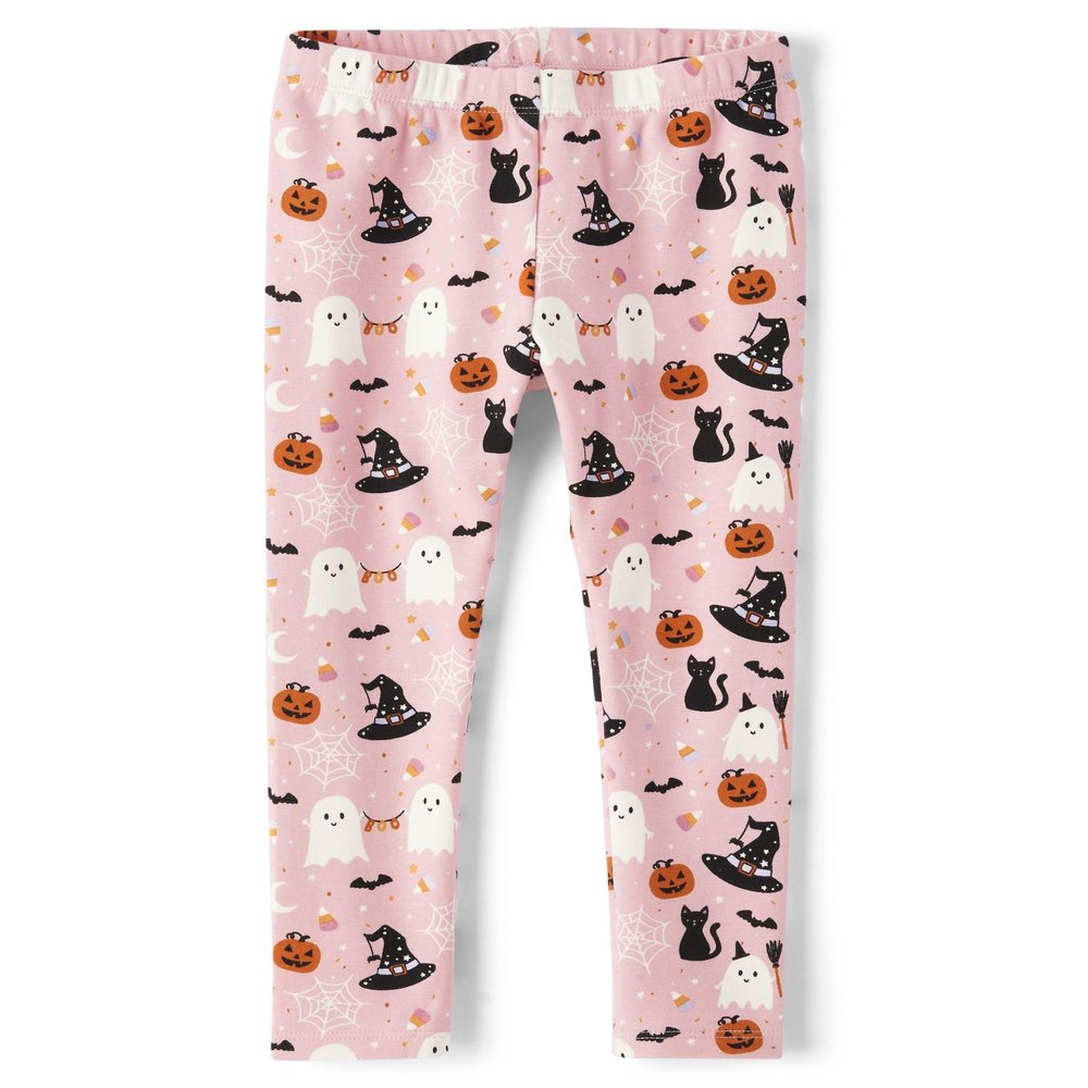 Gymboree and Toddler Fall and Holiday Leggings,Pink Cats n Ghost,10
