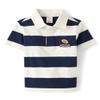 Gymboree,and Toddler Short Sleeve Polo Shirt,Varsity Stripe,6 view 1