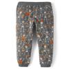 Gymboree and Toddler Fleece Jogger Sweatpants,Gray Skeletons,2T view 3