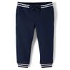 Gymboree and Toddler Fleece Jogger Sweatpants,Striped Tidal,4T view 1
