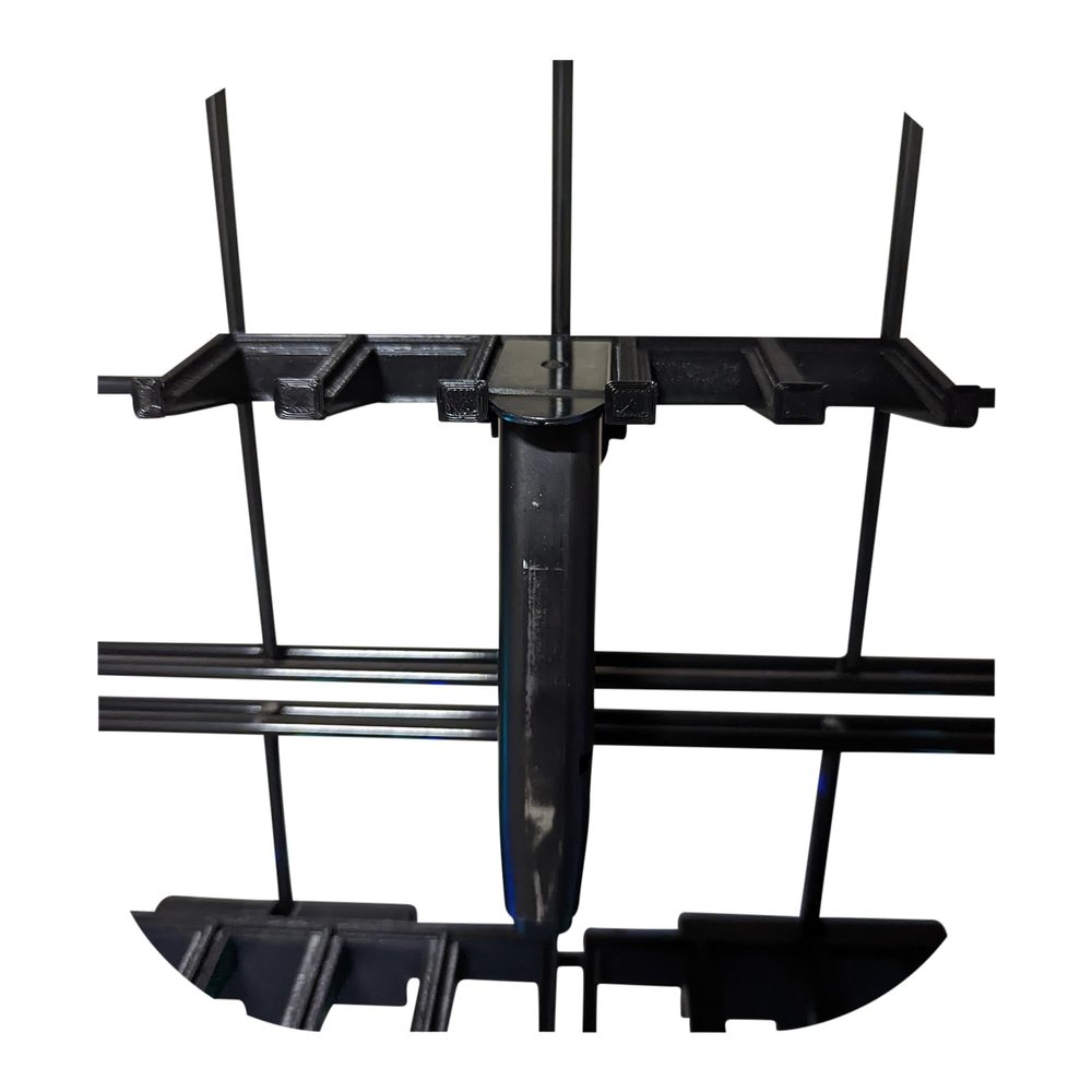 Hammy3DPrints Mount for CZ 75/85/P01/PCR/SP-01/Shadow/Kadet Mags - Gridwall | Magazine Holder Storage Rack (2 Mag Normal)