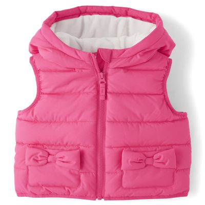 Gymboree,and Toddler Puffer Vest,Pink,6
