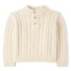 Gymboree,and Toddler Long Sleeve Cable Knit Sweaters,Halo White,10 view 1