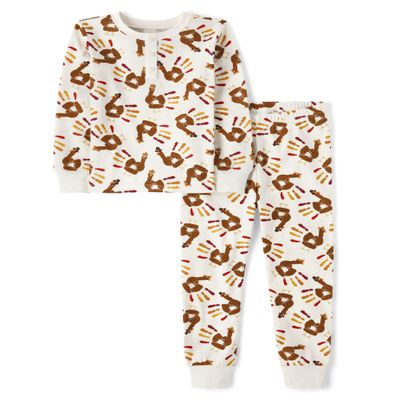 Gymboree,Toddler Halloween & Fall Sibling Matching Kids Pajamas Gymmies,Hands,18-24 Months