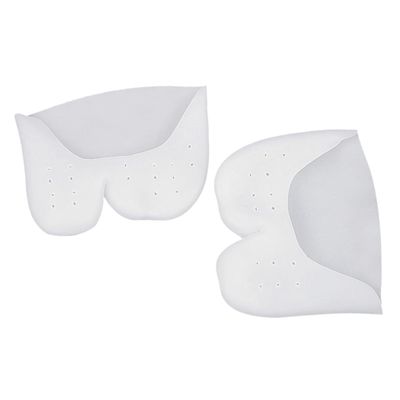 FOMIYES 2pairs Gel Toe Protectors Reusable Cushion Sleeves for Blisters and Pressure Relief Breathable Non-slip Design for Men and Women for Sandals and Closed Toe Shoes